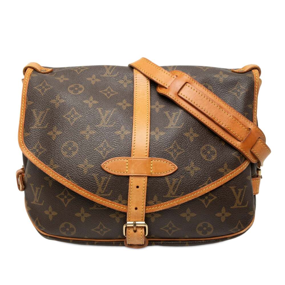 Louis Vuitton Saumur Handbag Canvas 30 #260256L11B